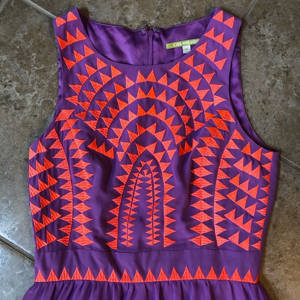 Extra Long Gianni Bini size 4 Maxi Dress